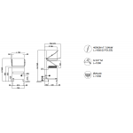 Lavastoviglie lavapiatti cappotta a sollevamento elettronica Compack in acciaio inox Diam.max piatto cm 40 Cesto 50X60 Modello X150E