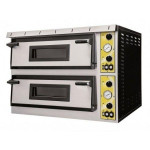 Forno Elettrico meccanico per pizza PF 2 camere di cottura N. Pizze 6 + 6(Ø cm 35) Modello Medea66L
