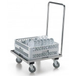 Carrello cesti lavastoviglie SR in acciaio inox Con manico in acciaio inox Modello TROL DW