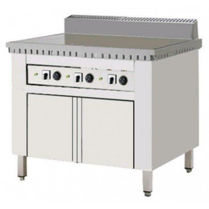 Cuocipiada Elettrico PL Modello CPE6 Su vano con ante piana in ferro Capacit&agrave; 6 piadine Piana ferro