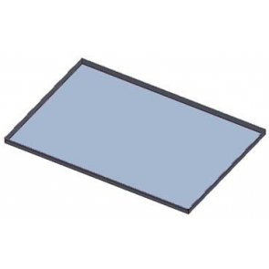 Teglia pasticceria in alluminio forato Modello KTF8P/A Dimensioni mm 600 x 400 x 20