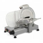 Affettatrice elettrica a gravità ergonomica professionale Modello serie Lusso 22GSCE V Affilatoio Fisso