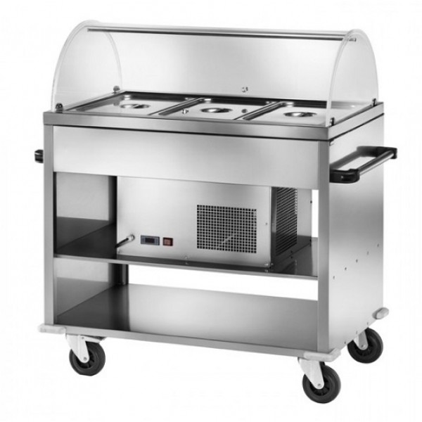 Carrello refrigerato inox Modello CAR2780