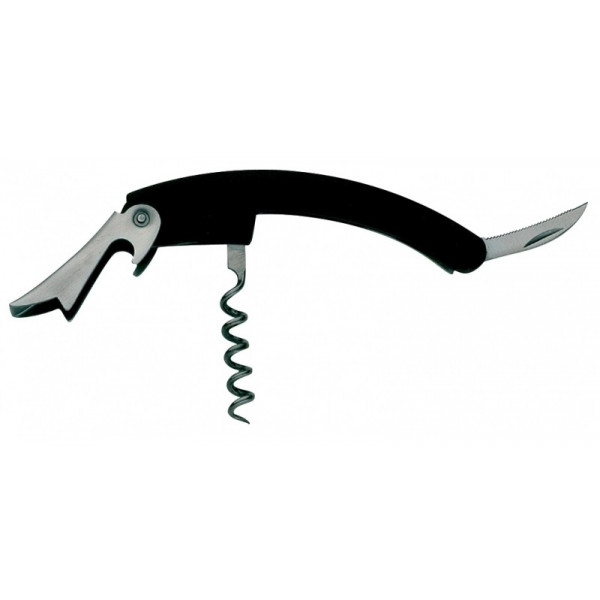 Coltello cameriere in acciaio inossidabile temperato AISI 420 Manico in gomma antiscivolo Lavabile in lavastoviglie Lama Cm 29 Modello CL1256