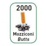 Posacenere a colonna MDL in acciaio inox satinato con maniglia Da esterno Modello 108009