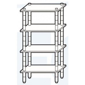 Scaffale Inox Modello SCKL16520