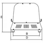 Vetrina calda VISTA Modello NIGHT&DAY Cada/Fredda Potenza watt 70