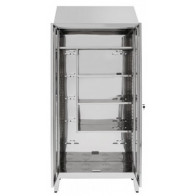 Armadio Portascope per tiracqua in acciaio inox 430 IXP n.2 ante a battente profondità anta cm 50 Modello S5069606430