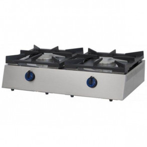 Piano di cottura a Gas CSA Modello PCG2 due piastre Superficie piastra: 360 X 360