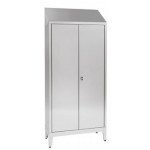 Armadio Portascope per tiracqua in acciaio inox 430 IXP n.2 ante a battente profondità anta cm 50 Modello S5069606430