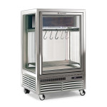 Vetrina\Espositore Refrigerata per Carne Modello MEAT276 Griglie In Acciaio Inox