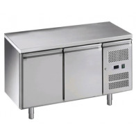Tavolo Refrigerato due porte In acciaio inox AISI 210 ForCold  GN1/1 (cm 53 x 32,5) ventilato Modello G-GN2100TN-FC