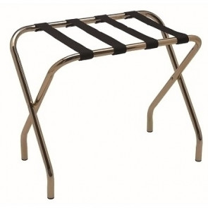 Reggivaligia in Acciaio Ottonato, Solo confezioni da due Diametro 25mm, Cinghie in PVC Modello RV Ottone