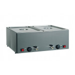 Tavola calda bagnomaria Modello BMV11 Capacità bacinelle: n. 1 x 1/1 GN H15 cm Temperatura differenziata