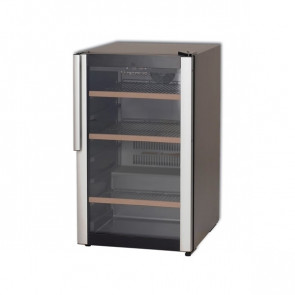 Espositore Refrigerato Verticale per Vino Modello WINE 32/1 Capacità Bottiglie n° 32 Ø 75 mm Potenza 96 W