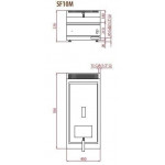 Friggitrice a Gas Da banco Modello SF10M