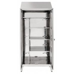 Armadio Portascope in acciaio inox 304 IXP n.2 ante a battente profondità anta cm 40 Modello 69602