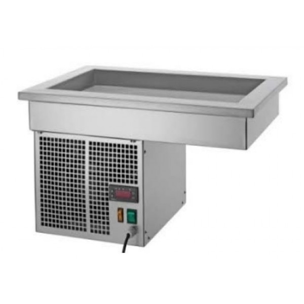 Drop in refrigerato da incasso TP Vasca per 1 GN 1/1 H=100 mm Modello TOP51