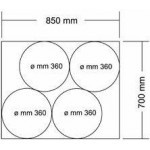 Forno Pizza Modello VESUVIO 105x70 Elettrico Digitale Digitale