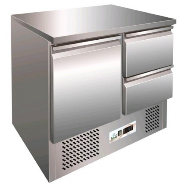 Saladette Refrigerata Statica Modello S9012D due porte e due cassetti