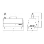 Macchina sottovuoto,Pompa del vuoto mc/h 8 Modello Vacuex8 dedicata all’aspirazione esterna