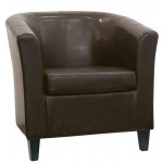 Poltrona da interno TESR Rivestimento in ecopelle Modello 1000-JY06