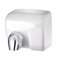 Asciugamani elettrico in acciaio porcellanato bianco a Fotocellula MDL Potenza nominale: 2400 W Potenza motore 200 W Giri/m: 5.500 rpm Modello 704150