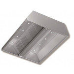 Cappa centrale in Acciaio Inox Aisi 430 satinata scotch-brite RP Modello DSC15/22