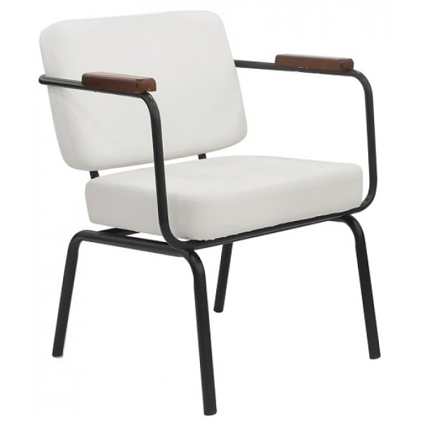 Poltrona da interno TESR Struttura in metallo verniciato Cuscini in ecopelle Modello 1121-C12P