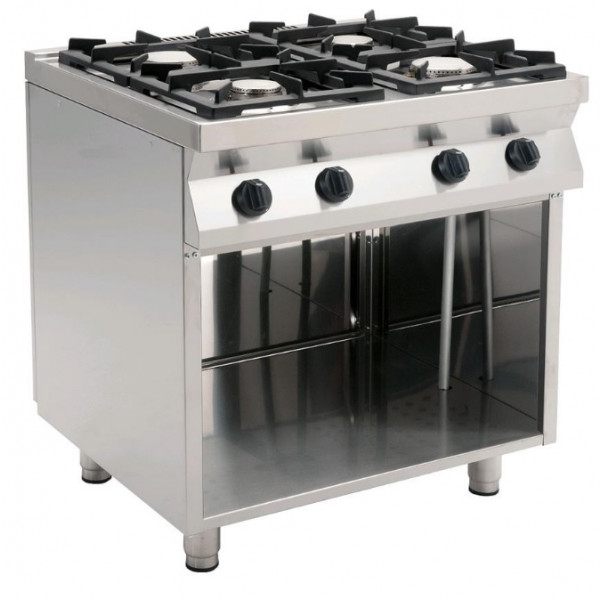 Cucina a gas 4 Fuochi CI Modello RisCu014 vano a giorno Potenza Gas 19 kW