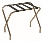 Reggivaligia in Acciaio Ottonato, Solo confezioni da due Diametro 25mm, Cinghie in PVC Modello RV Ottone