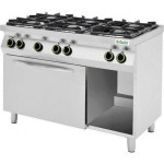 Cucina a gas Metano Modello CC76GFEV 6 fuochi con forno elettrico GN1/1