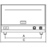 Vetrina calda VISTA Modello NIGHT&DAY Cada/Fredda Potenza watt 70