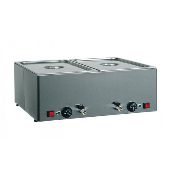 Tavola calda bagnomaria Modello BMV11 Capacità bacinelle: n. 1 x 1/1 GN H15 cm Temperatura differenziata