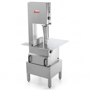 Segaossa Modello SO2400 INOX Lunghezza nastro mm 2400 Motore Hp 1,8 - r.p.m. 700 Ø Puleggia mm 300