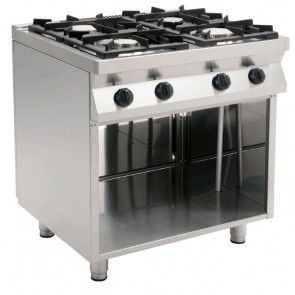 Cucina a gas 4 Fuochi CI Modello RisCu014 vano a giorno Potenza Gas 19 kW