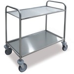 Carrello di servizio inox SR due ripiani Modello 75000200