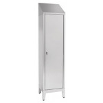 Armadio Portascope in acciaio inox 304 IXP n.1 anta a battente profondità anta cm 40 Modello 69601