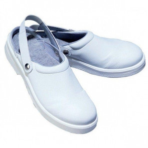 Zoccolo cuoco con puntale Bianco Modello 112050