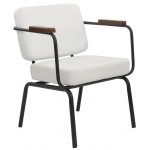 Poltrona da interno TESR Struttura in metallo verniciato Cuscini in ecopelle Modello 1121-C12P