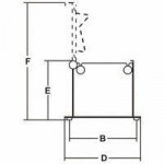 TagliaWurstel Modello TW12(distanza lame mm 12) Lame 17