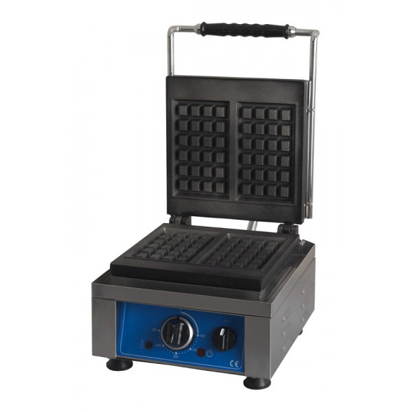 Piastra per Waffel in ghisa singola Modello PG27W Struttura in acciaio inox Potenza 2200W
