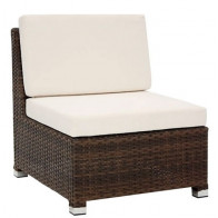 Sedia\Poltrona da esterno TESR Struttura in alluminio, rivestimento in filo di polietilene Modello 573-cs0109m