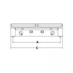 Piastra Waffel elettrica Modello PD WAFER Doppia Potenza watt 3000