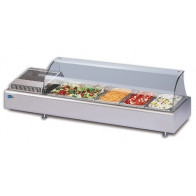 Espositore Da Banco Caldo Modello GASTROSERVICEDRY 1400C Contiene Bacinelle GN (tutti i formati GN H MAX. 10 cm)