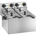 Friggitrice Elettrica Da banco doppia Modello FE44 Potenza: 2000 + 2000 W