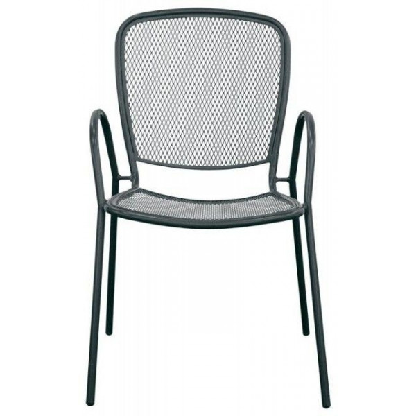 Sedia\Poltrona da esterno impilabile TESR Struttura in acciaio verniciato Modello 996-C22