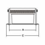 TagliaWurstel Modello TW6(distanza lame mm 6) Lame 34