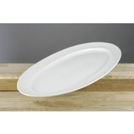 Piatto pesce da portata in porcellana Dimensioni mm.mm. L 600 x P 290 x 35 h Modello 82078301