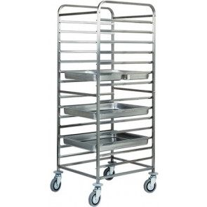 Carrello Portavassoio Modello CA1476 per ristorante GN 2/1